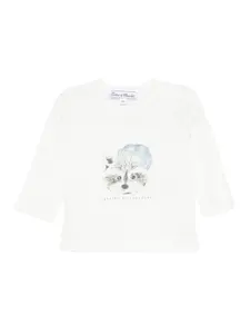 Футболка с длинными рукавами и принтом енота Tartine Et Chocolat, нейтральный