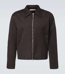 Мини-куртка из натуральной шерсти Our Legacy, Havana Brown Chain Wool