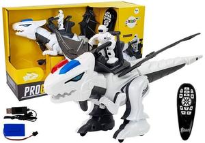 Динозавр Тираннозавр Интерактивный Робот На Дистанционном Управлении K18 Программирование Белом Lean Toys