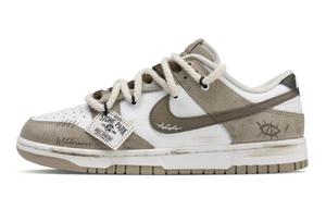 Nike Кроссовки для скейтбординга Dunk Wild Trail, противоскользящие, износостойкие, унисекс, белые, коричневые