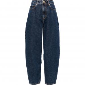 Органические хлопковые джинсы баллон GANNI, синий