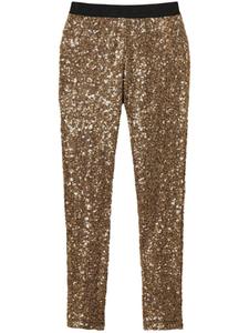 Леггинсы с пайетками x Myfo TWINSET, коричневый