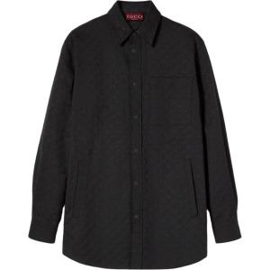 Рубашка мужская черная Gucci, черный