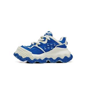 XMZY Блуждающая луна серия устойчивые к истиранию влагоотводящие увеличивающие рост низкие массивные кроссовки унисекс электрик синий, цвет Electric Blue