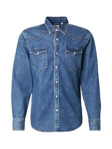 LEVI'S  Рубашка на пуговицах Regular fit 'Barstow Western Standard Fit Shirt' в синем дениме
