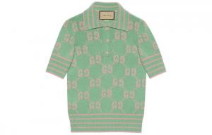 Рубашка поло женская светло-зеленая Gucci