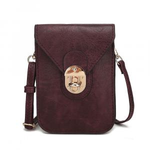 Женская сумка через плечо Mkf Collection Kianna Phone от Mia K MKF Collection, цвет Burgundy