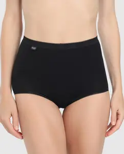 Базовые трусики Sloggi с завышенной талией, черный