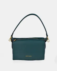 Сумка через плечо из полиуретана Pierre Cardin, темно-зеленый