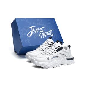 Массивные кроссовки Unisex Low top White JEANSWEST, Белый [С флисовой подкладкой]