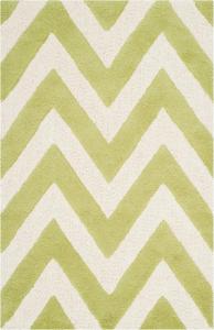 SAFAVIEH Cambridge Collection ковер 61 x 92 см Green / Ivory CAM139T ручной работы шеврон премиум шерсть