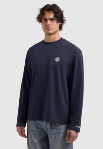 Топ Pure Path BOXY FIT CREWNECK LS, Dark Navy/Dark Blue