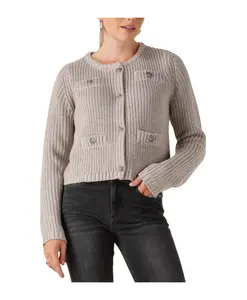 Открытый вязаный жилет, бежевый Liu Jo, бежевый