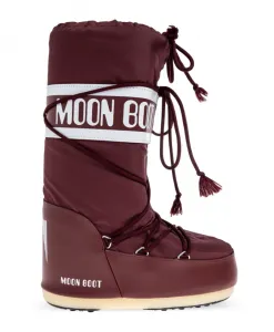Нейлоновые зимние ботинки Icon Moon Boot, красный