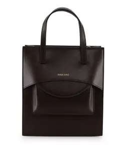 Мягкая сумка через плечо из телячьей кожи Hidesins, коричневый