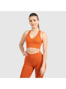 SMILODOX Спортивный бюстгальтер Amaze Pro оранжевого цвета