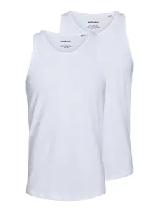 Майка Jack & Jones "JACBASIC TANKTOP 2 PACK NOOS", белый