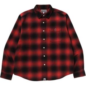 Мужская рубашка A BATHING APE, красный