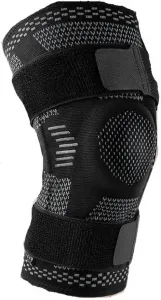 Защитные наколенники для занятий спортом, мягкие дышащие наколенники, тренировочные наколенники, противоскользящие наколенники, защита от столкновений, наколенники, подходят для занятий спортом, мотоциклетные наколенники XUTCEKOUYR, gray