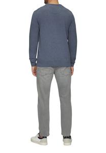 Джемпер MIT LOGO-STICKEREI s.Oliver, синий