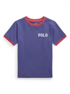 Детская футболка Polo с логотипом Ralph Lauren, Classic Blue