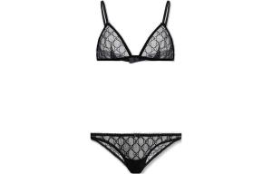 Gucci Комплект нижнего белья из тюля GG