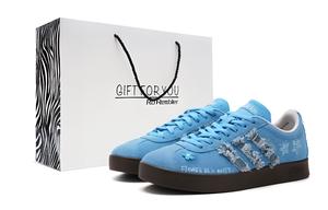 Adidas Кроссовки для скейтбординга VL COURT 2.0 с противоскользящим покрытием, синие, унисекс