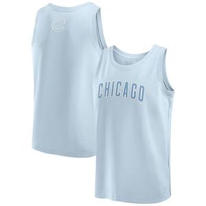 Мужская голубая майка Fanatics Chicago Cubs Elements Fanatics Brands - White Label, цвет Cub Light