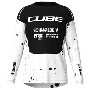 Джерси эндуро с длинным рукавом Cube Factory Racing, белый