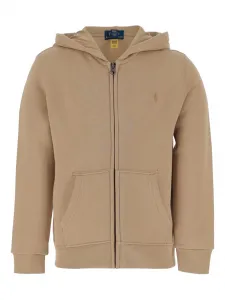 Толстовка с капюшоном на молнии POLO RALPH LAUREN KIDS, нейтральный