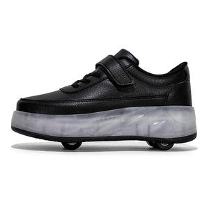 Дышащие легкие амортизирующие детские повседневные кроссовки Kids' Wooden Rabbit, черный