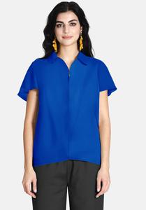 Блузка на пуговицах Jascha Stockholm, синий