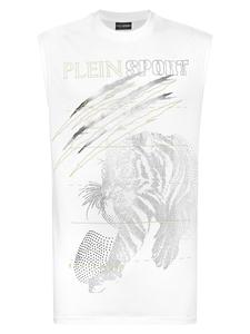Рубашка Plein Sport Tiger, белый