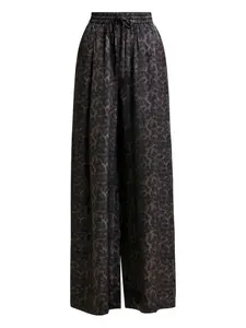 Брюки Irving с кулиской и леопардовым принтом Essentiel Antwerp, черный
