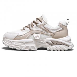 Dao Tu Sen Низкие массивные кроссовки Yiming мужские бело-черные, цвет White Black-(BY08) Yiming