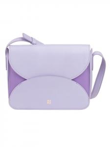 Сумка через плечо Cefalonia, кожа, 21 см, в прованс-сиреневом цвете DuDu
