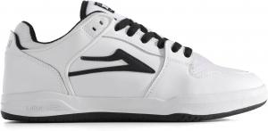 Мужские скейтерские кеды Lakai Telford Low - обувь для скейтбординга, белый/черный