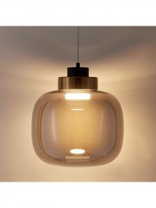 Подвесной светильник EXEMLAR Smoky в золоте Butlers