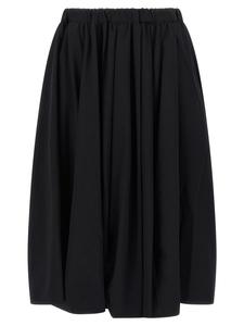Шерстяная юбка COMME DES GARCONS, черный