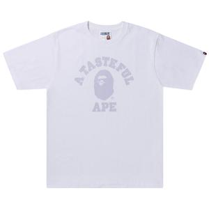 Футболка колледжа BAPE x Jjjjound, Белая