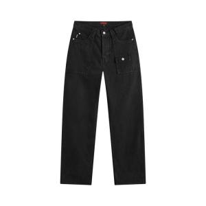 Джинсы Pleasures Grind Baggy Jeans, Black