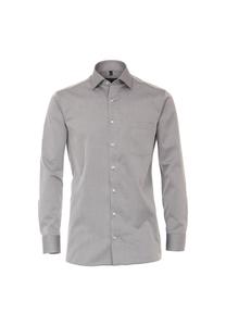 Мужская деловая рубашка, простого и комфортного кроя CASAMODA, серый