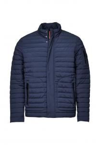 Летняя куртка с практичным карманом на рукаве New Canadian, синий