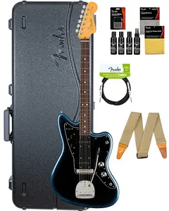 Fender American Professional II Jazzmaster - Dark Night с комплектом для чистки