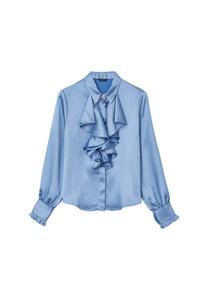 Блузка на пуговицах Calliope, светло-голубой