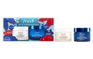 Рождественский лимитированный набор для ухода за кожей Day & Night Radiance против морщин, для осветления и увлажнения 30мл+30мл Fresh, Lotus Youth Day Cream 30ml+Lotus Youth Night Cream 30ml