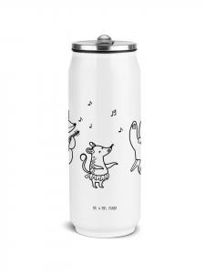 Mr. & Mrs. Panda Термос «Алоха, лесные животные», белый, без надписи