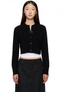 Кашемировый укороченный кардиган Zephir Loulou De Saison, черный