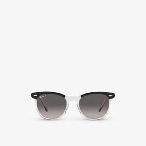 RB2298 очки Hawkeye в квадратной оправе из ацетата ацетата Ray-Ban, черный