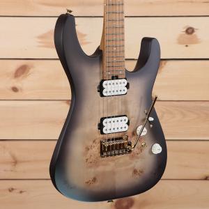 Электрогитара Charvel Pro-Mod DK24 HH 2PT CM Poplar Burl - Transparent Black Burst - MC22009528